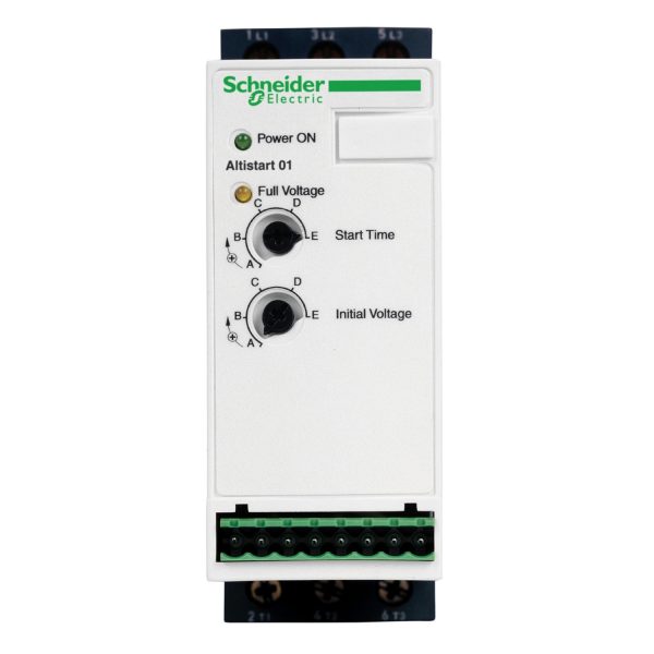 Schneider ATS01N112FT | Soft starter for asynchronous motor, Altistart 01, ATS01, 12A, 110 to 480V, 1.5 to 5.5kW