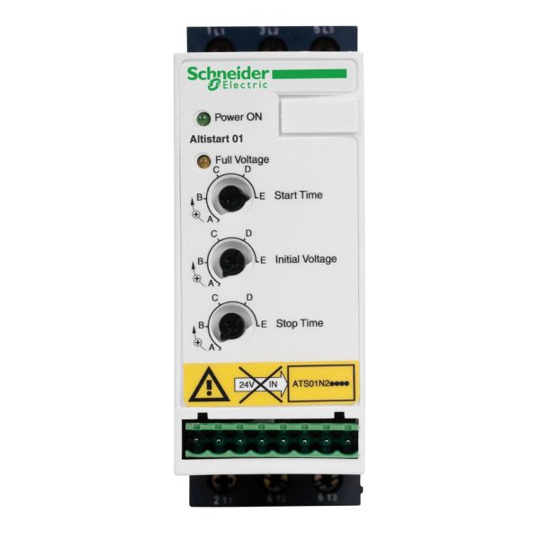 شنايدر ATS01N209QN | بادئ تشغيل ناعم للمحرك غير المتزامن، Altistart 01، ATS01، 9A، 380 إلى 415 فولت، 4 كيلو وات