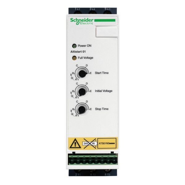 شنايدر ATS01N232QN | بادئ تشغيل ناعم للمحرك غير المتزامن، Altistart 01، ATS01، 32A، 380 إلى 415 فولت، 15 كيلو وات