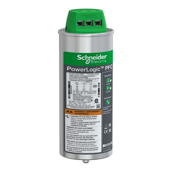 مكثف شنايدر BLRCH250A300B40 | مكثف VarPlus Can HDuty - 25/30 كيلو فولت - 400 فولت - 50/60 هرتز