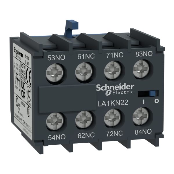 Schneider LA1KN31 TeSys K | Auxiliary contact block, TeSys K, 3NO + 1NC, screw terminals