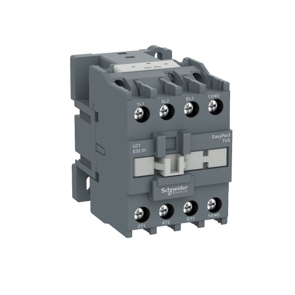 شنايدر LC1E3810M5 | موصل، EasyPact TVS، 3P(3NO)، AC-3، <= 440 فولت، 38 أمبير، ملف تيار متردد 220 فولت، 50 هرتز، 1 لا يوجد اتصال مساعد