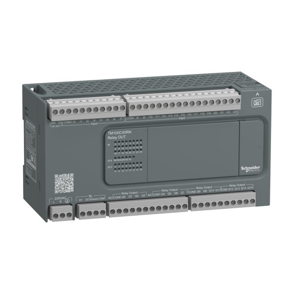 TM100C40RN | وحدة التحكم M100 - مرحل 24I/16O - 220 فولت تيار متردد